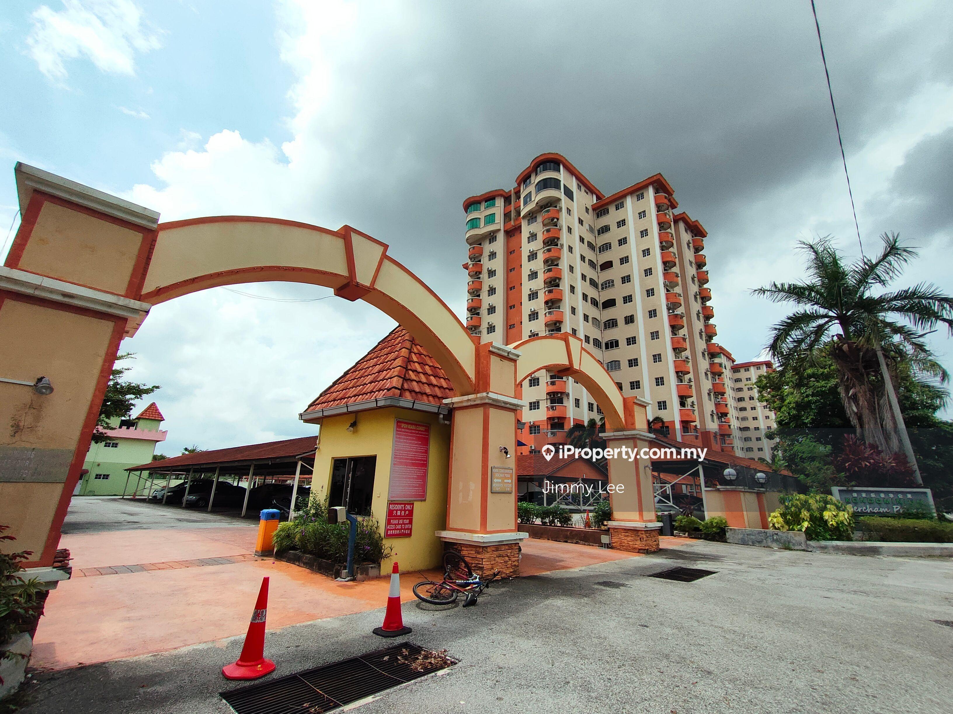 Perak -Ipoh Bercham Kiara Condo-3 Bed 2 bath 2 Parking- 5 min to Jusco