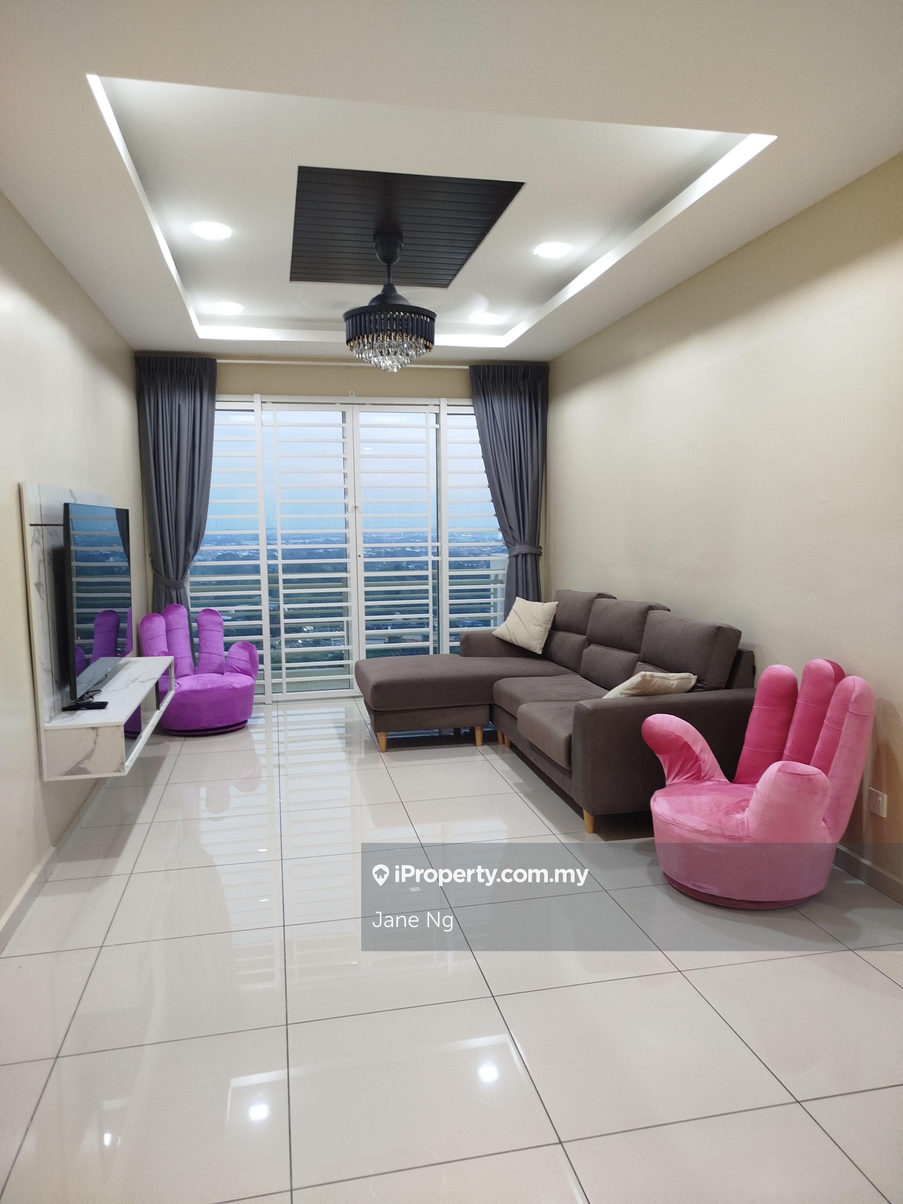 Fully Furnished Corner Unit Retreat Condo Taman Bukit Indah For  Rent