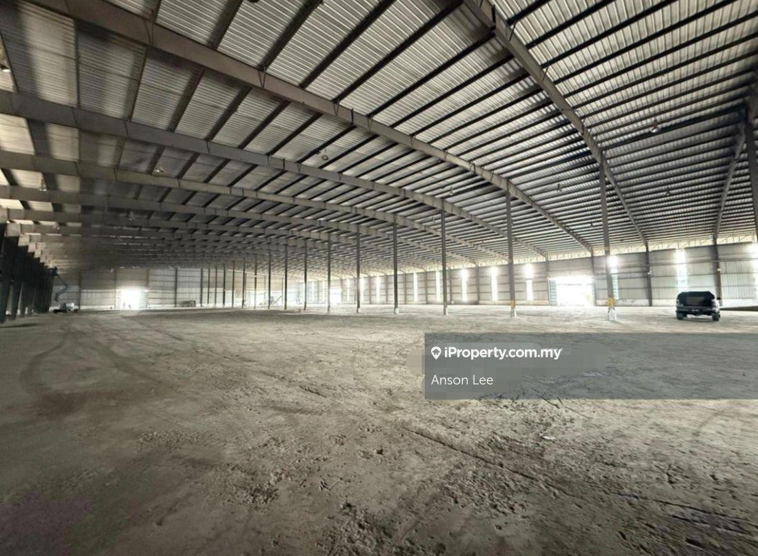 Heavy industrial factory warehouse at port klang, north port