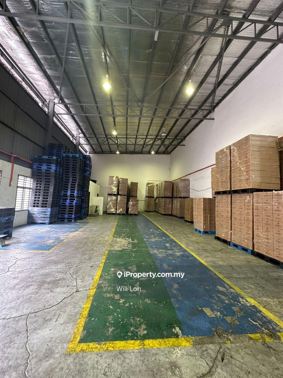 Kempas Utama Factory, 1.5 Storey Semi Detached Factory For Sale
