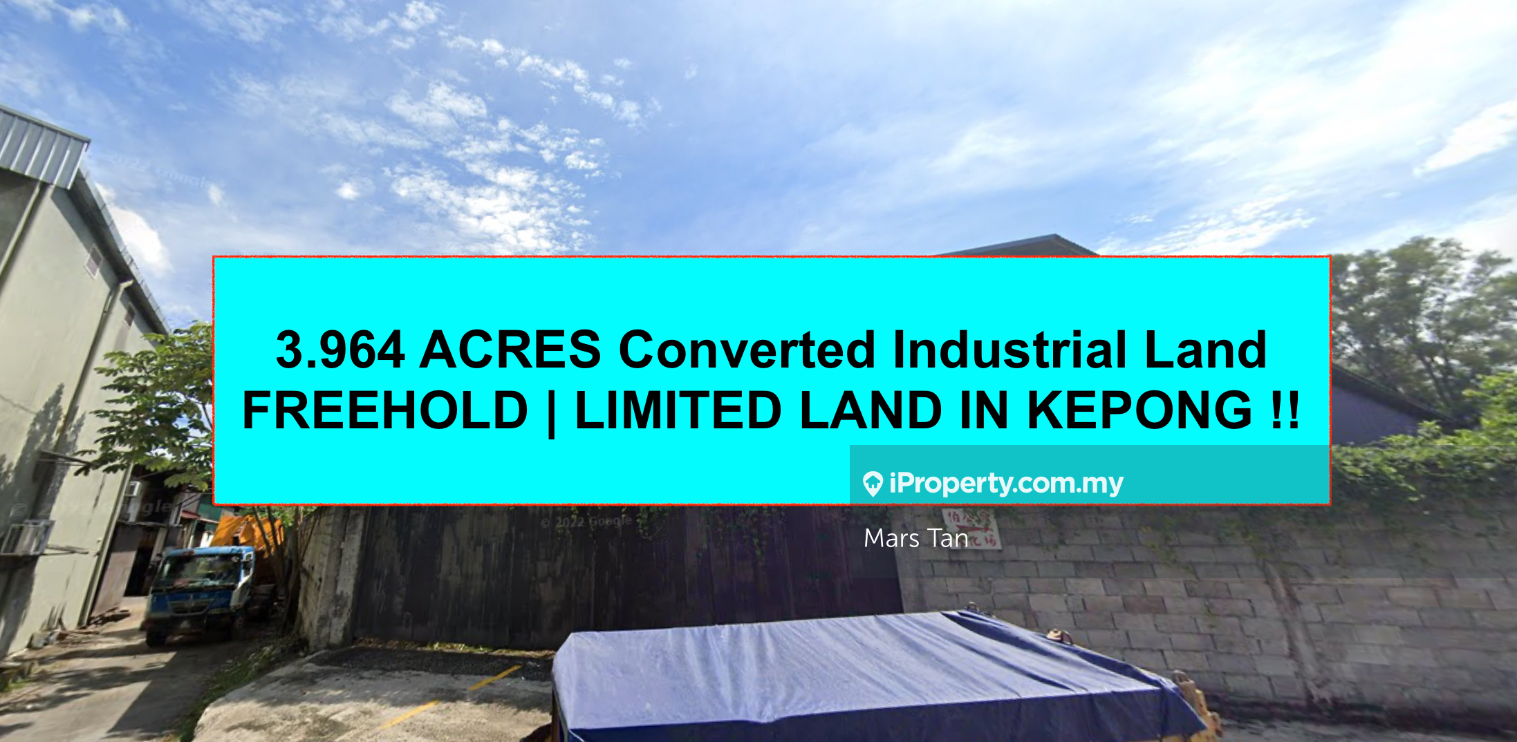 3.964 Acres / Freehold ( Converted Industrial Land ) Taman Sri Ehsan