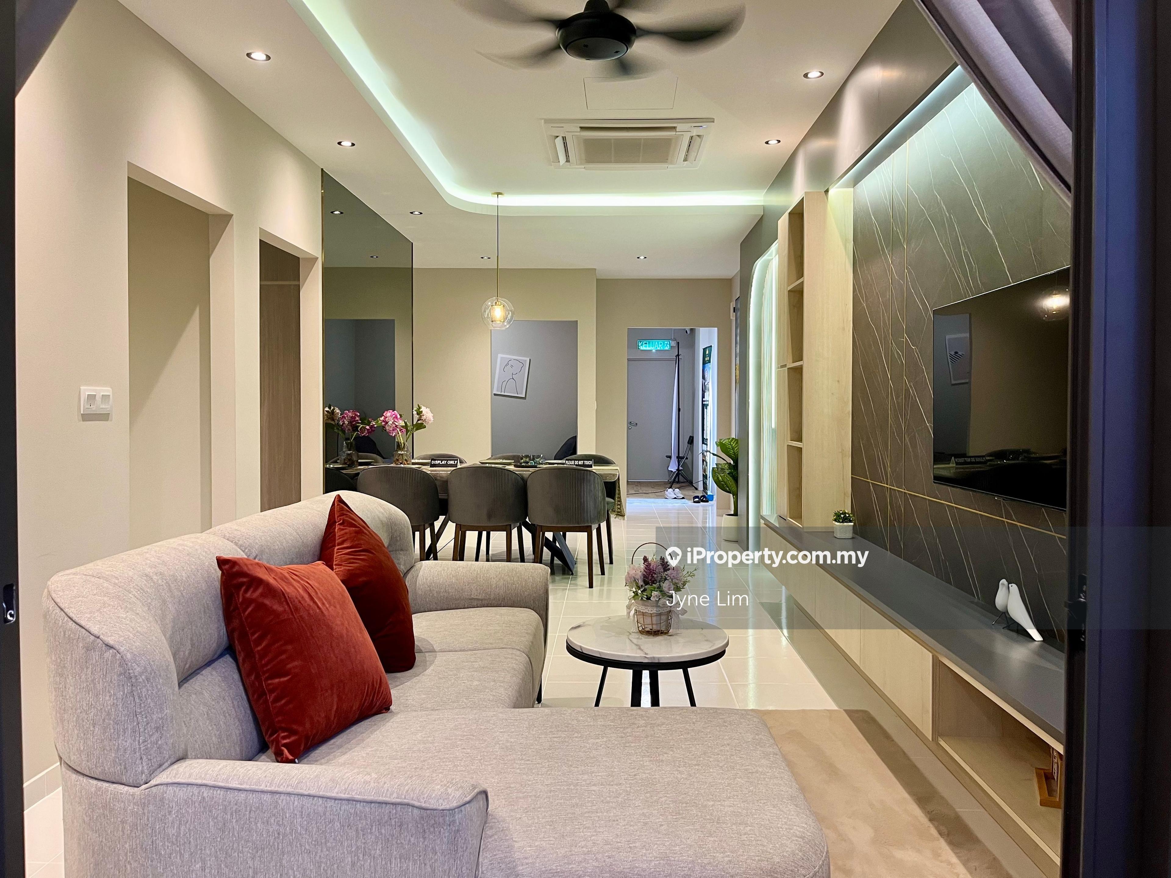 Freehold, hilltop, sky semi d concept with fruits orchard