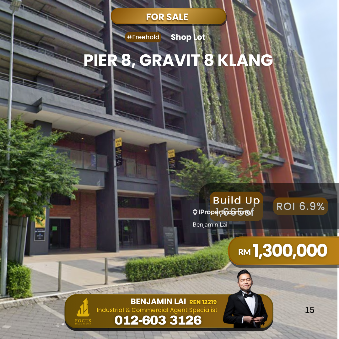 Pier 8, Gravit 8 Klang Freehold Retail Shop Lot For Sale