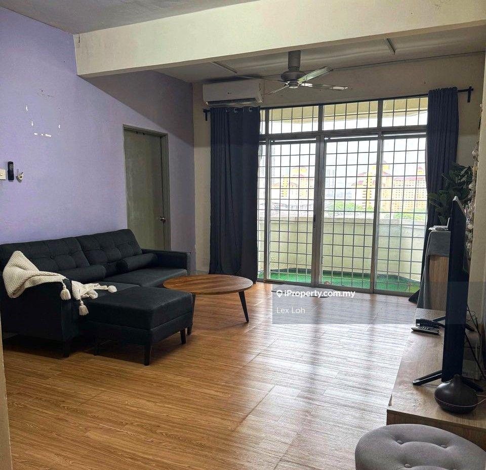 Fully Furnish 1 Bedroom, Walk distance to LRT Station, Shop Lot