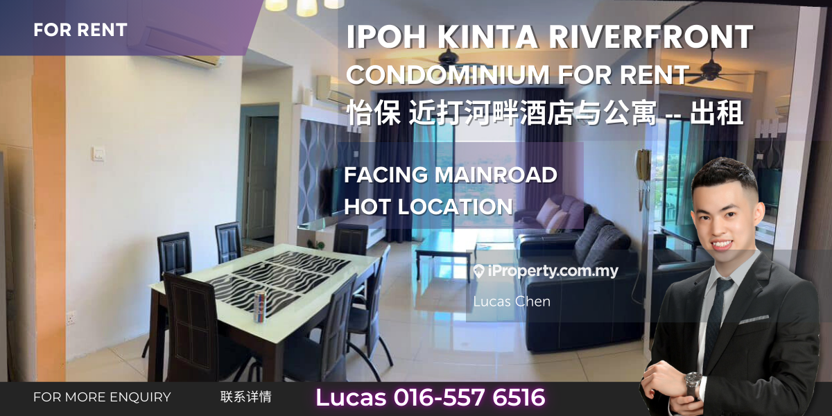 Kinta riverfront condo fully furnished