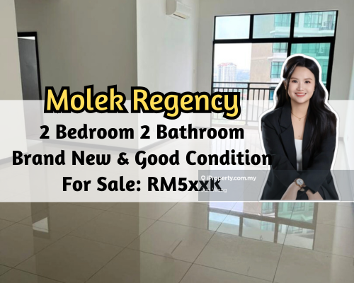 Molek Regency, 2 Bedroom 2 Bathroom, Brand New Unit, Good Condition
