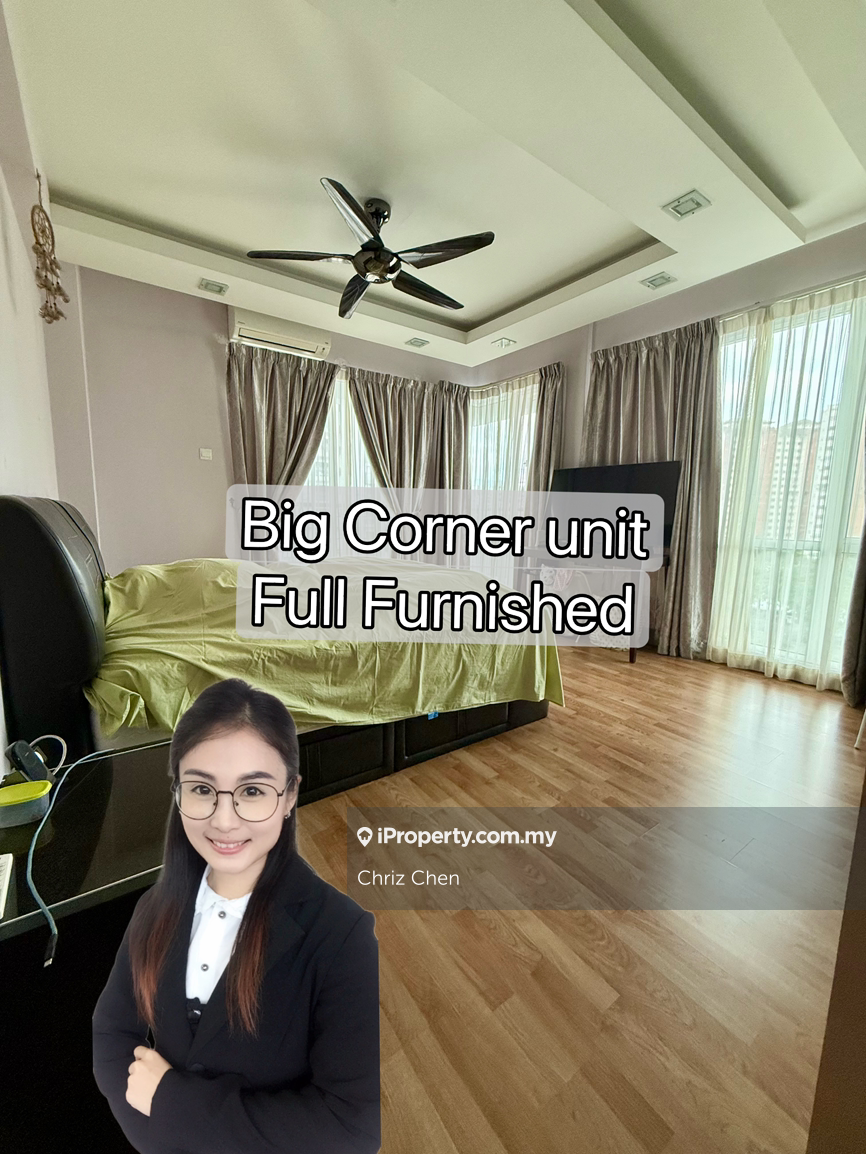 Big Corner unit , full furnished 