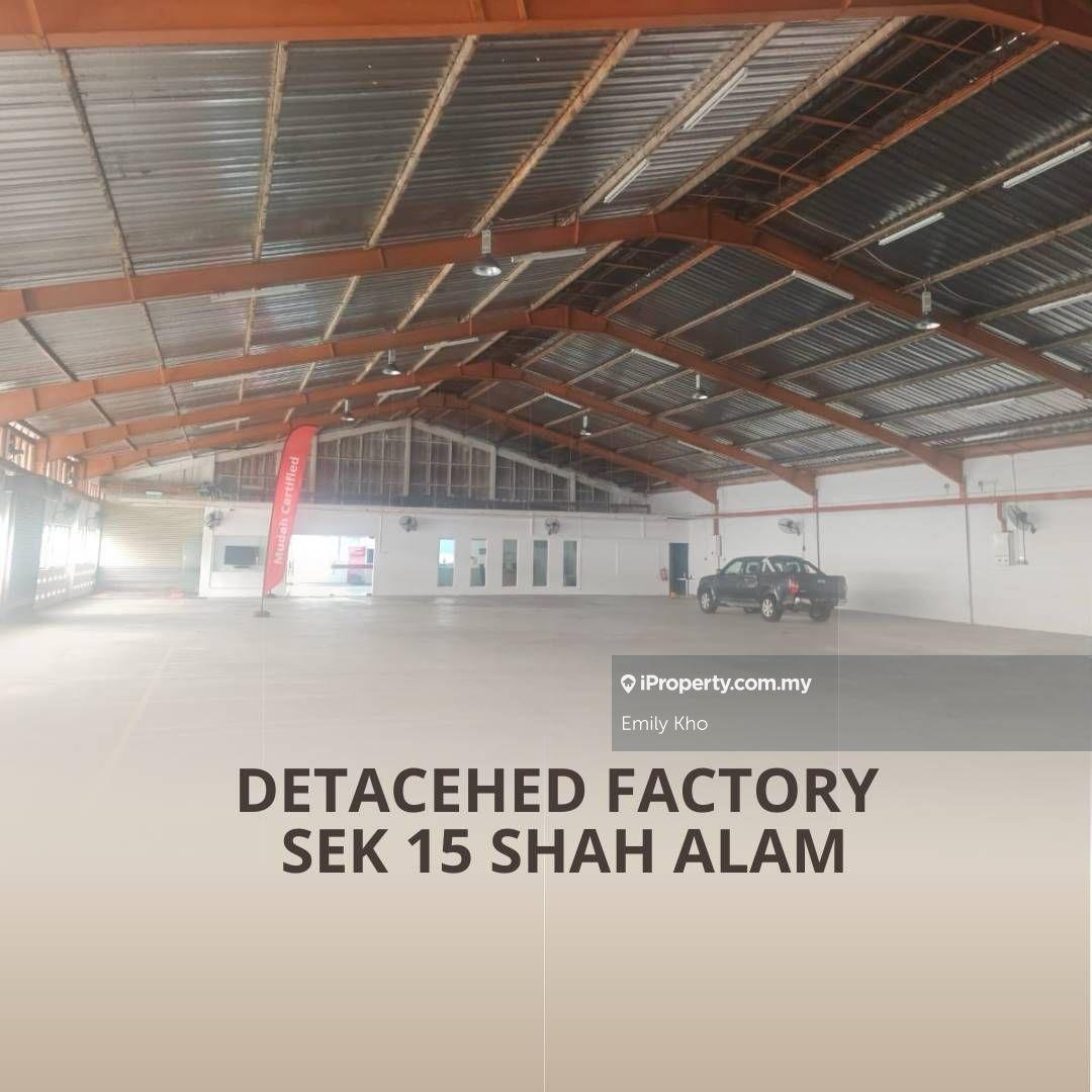 Corner Detached Factory Seksyen 15 Shah Alam