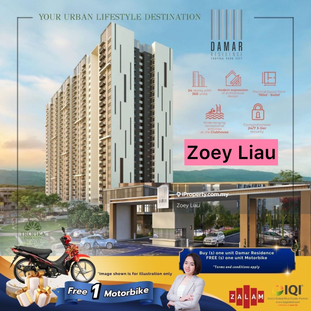 Cheapest New Condo In kk For Sale near Kkia Damar Residence