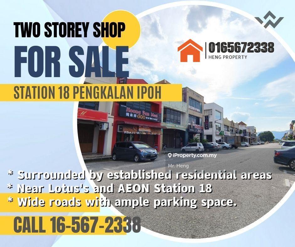 For Sale: 2-Storey Shop Lot in Station 18, Ipoh