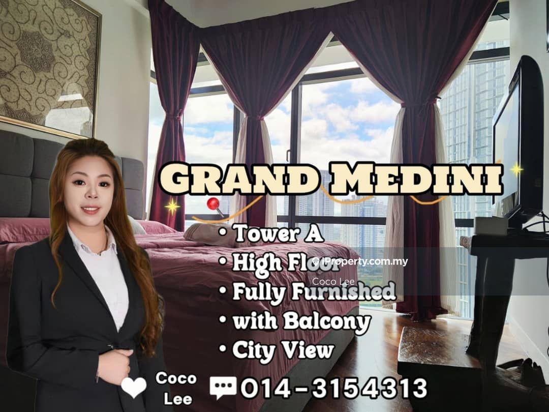 Grand Medini (Tower A) @ High Floor with City View unit