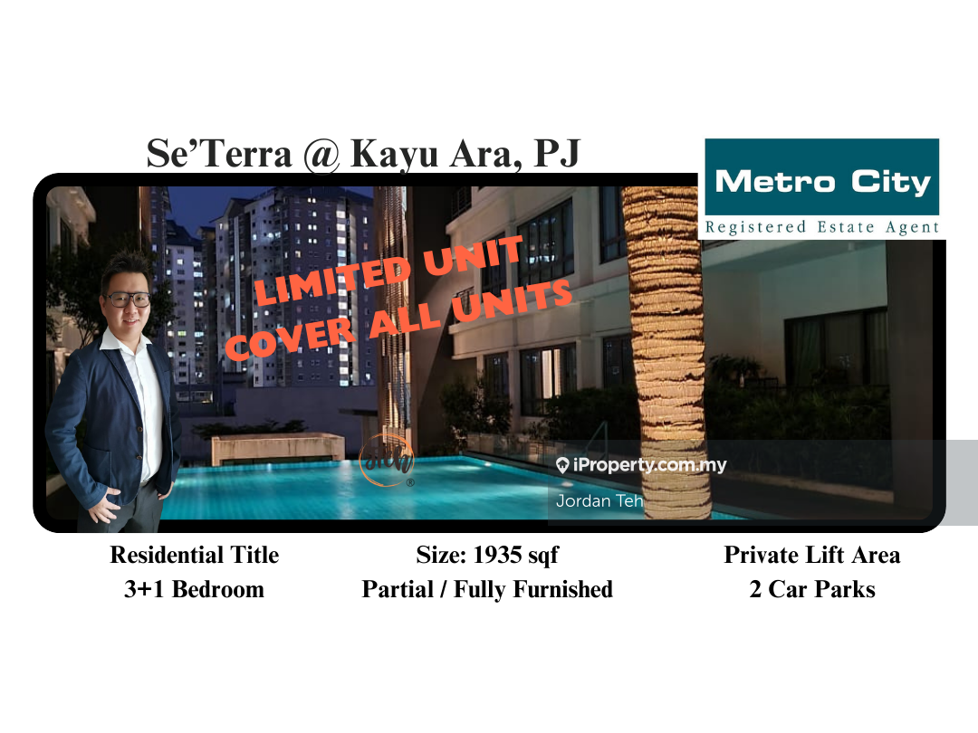 Well Kept Unit @ Se'terra Condominium, Damansara, Petaling Jaya