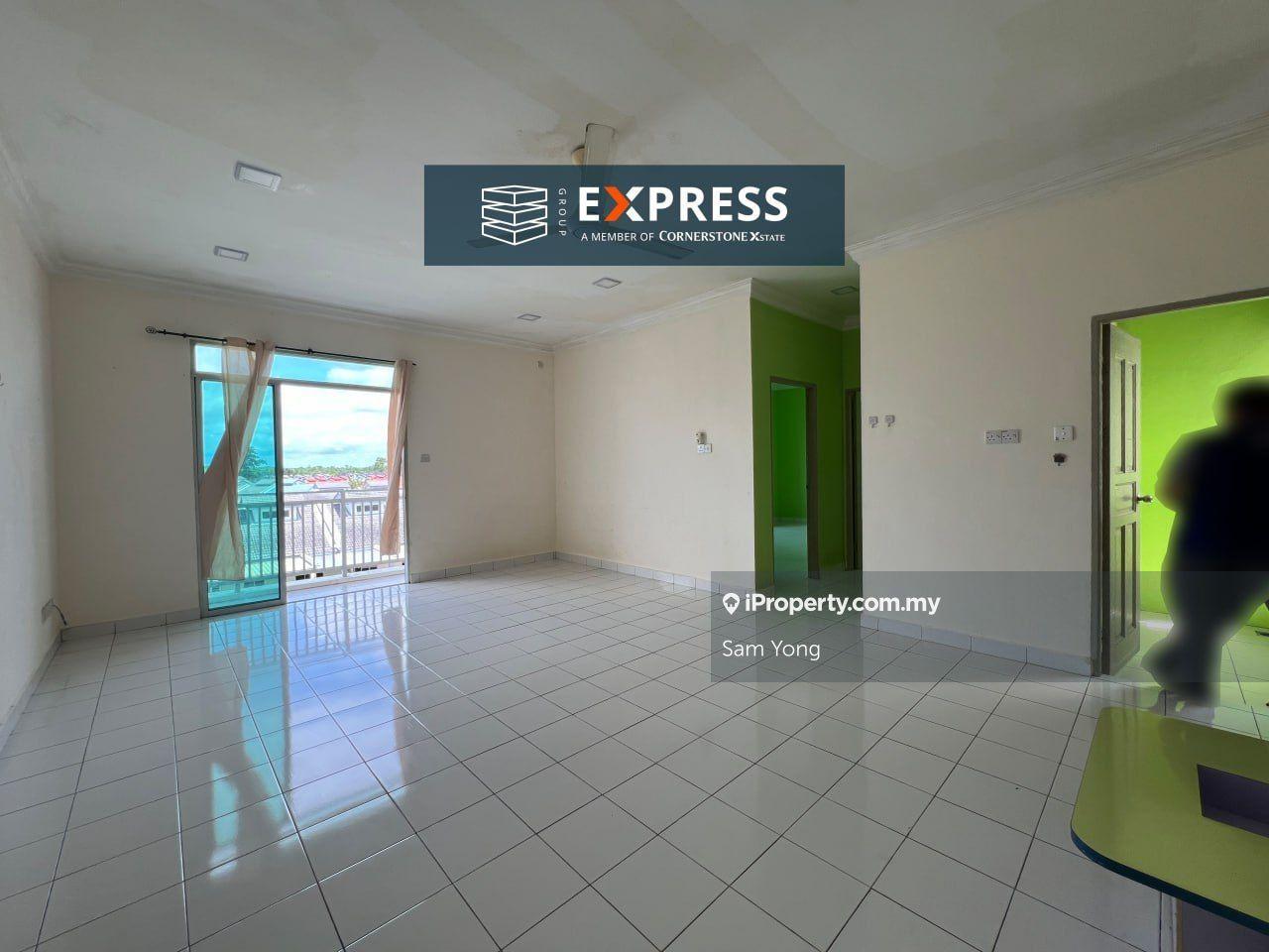 3rd Floor, 2-Beds Unit at Bahagia Residences Apartment, Miri 