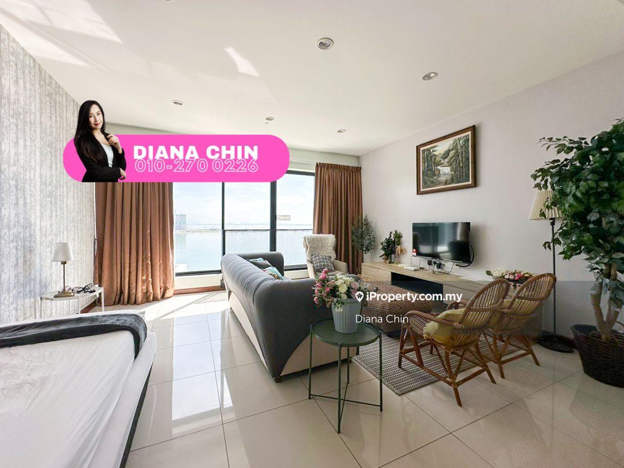 Nice fully furnished with rare sea view unit