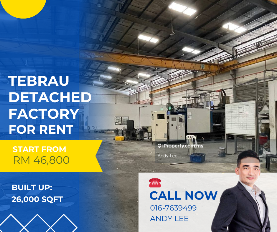 Tebrau Johor Bahru Detached Factory for Rent