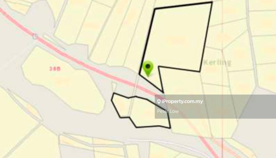 Industrial land next to main road