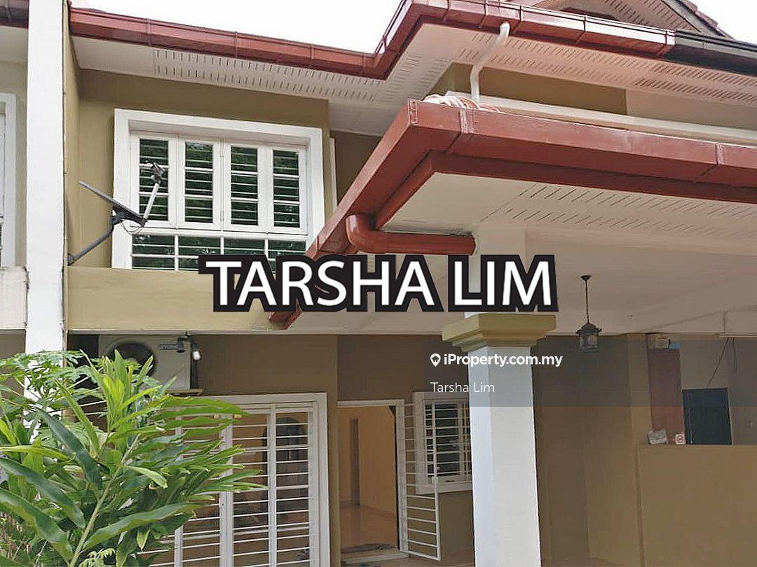 24 hours gated guarded 2 storey terrace partly funished house for rent