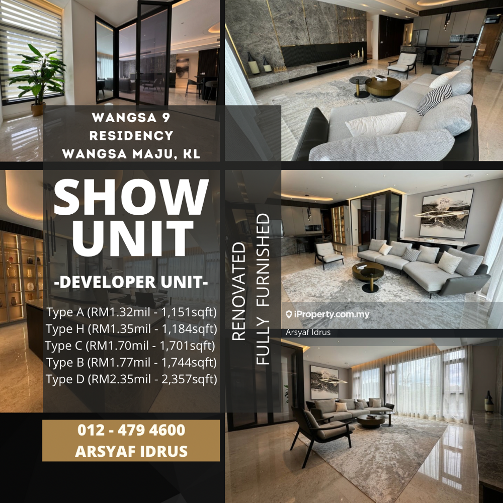 Brand New Show Unit. Developer Unit. Renovated Fully Furnished Unit.