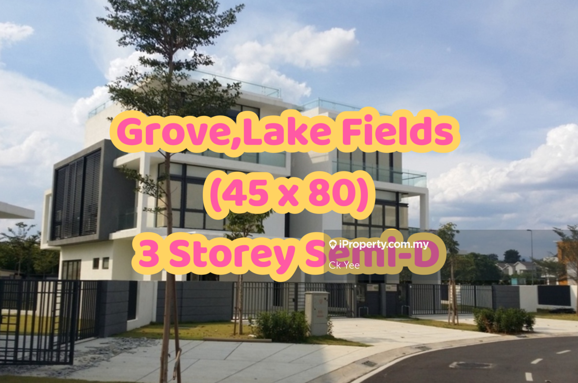3 Storey Semi-D House , Grove @ Lake Fields , Sungai Besi