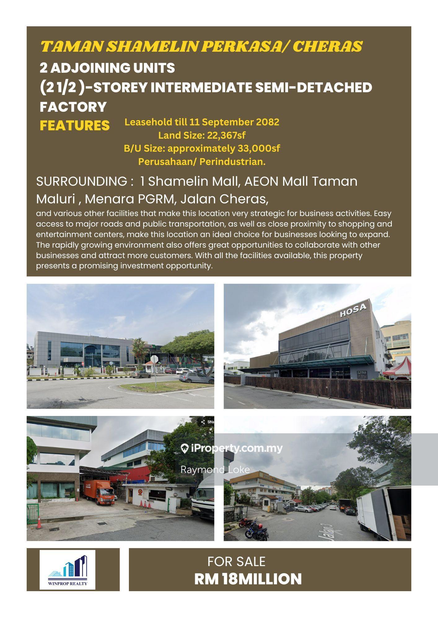 Shamelin Mall, AEON Mall Taman Maluri , Menara pgrm, Jalan Cheras