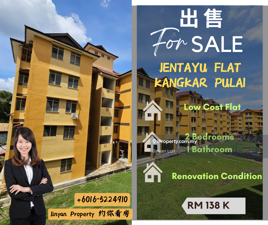 Jentayu Flat,Kangkar Pulai,Skudai, Renovation Flat
