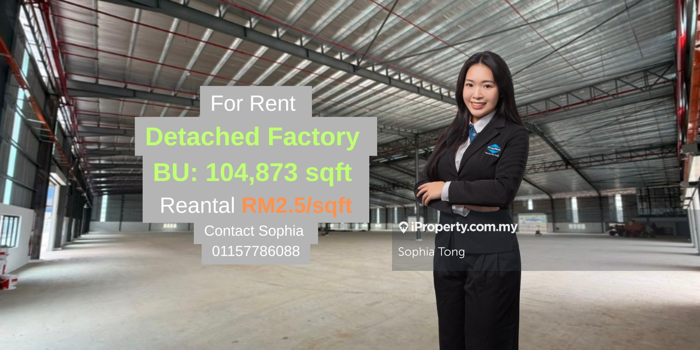New detached factory with 3 storeys office 