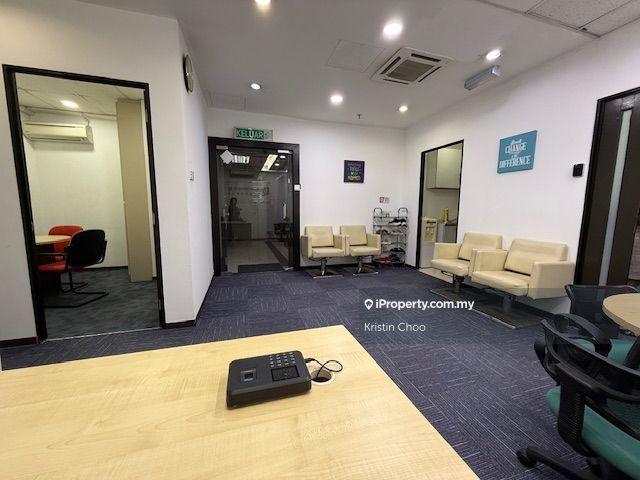 Furnished , move in condition office suite 