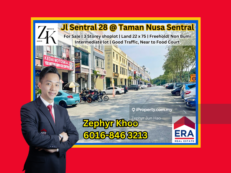 Taman Nusa Sentral 3 Storey Shoplot Strategic Location For Sale
