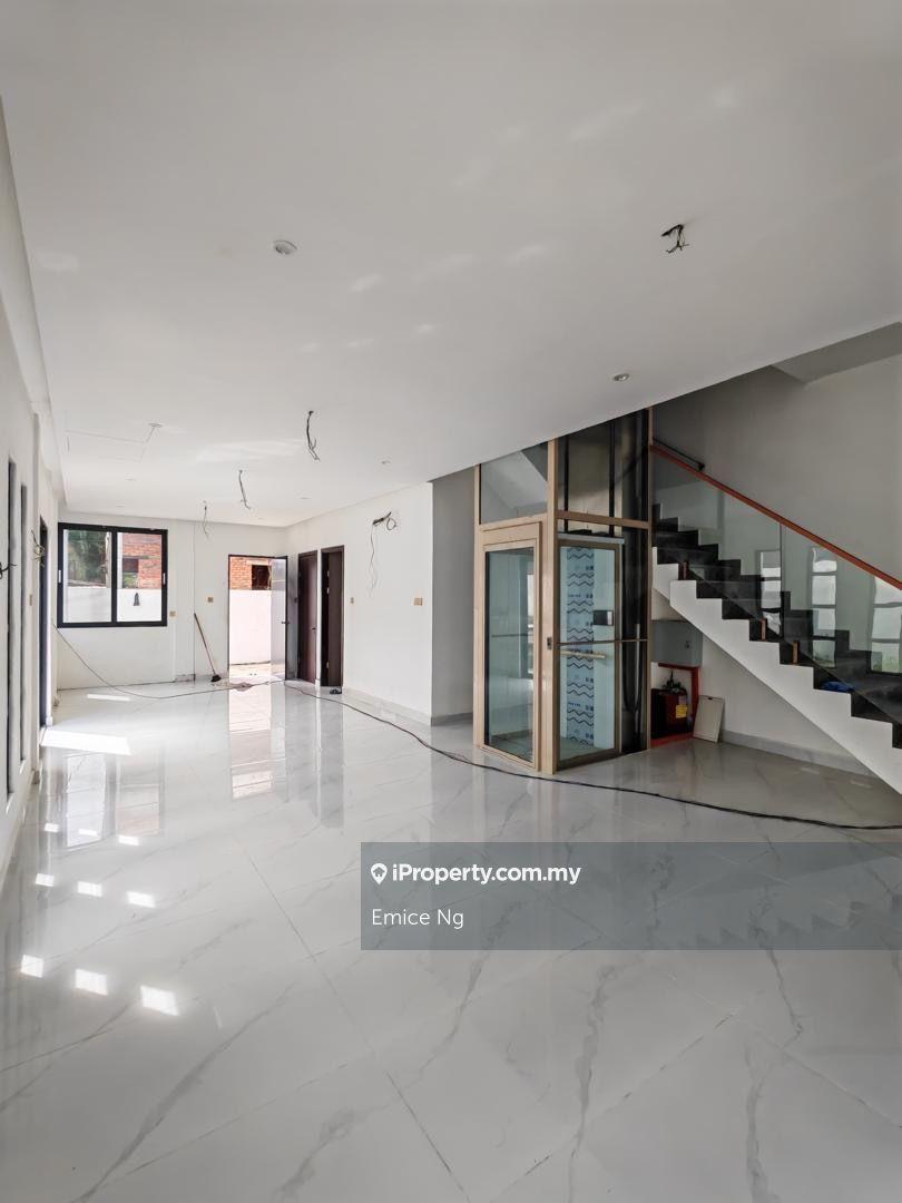 3 storey semi detached at kg likas 
