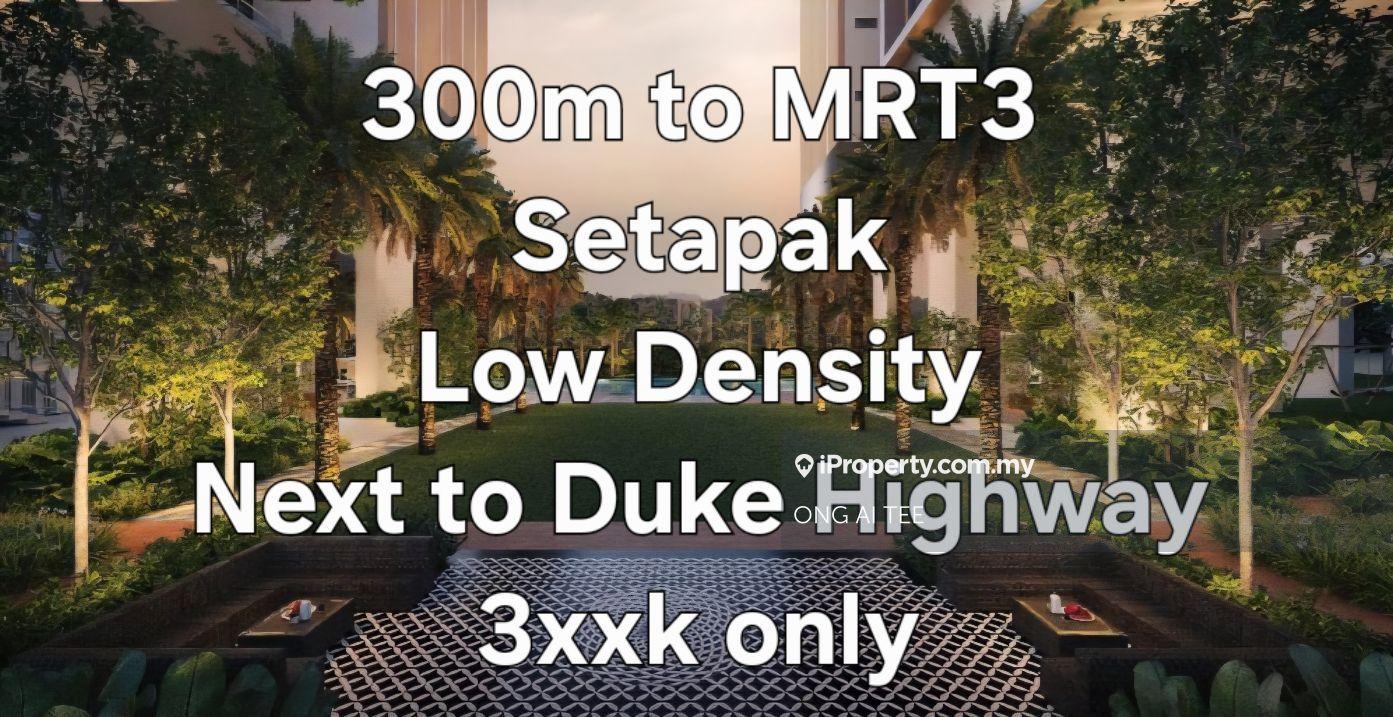 Mrt3 walking distance setapak limited unit for early bird next to duke