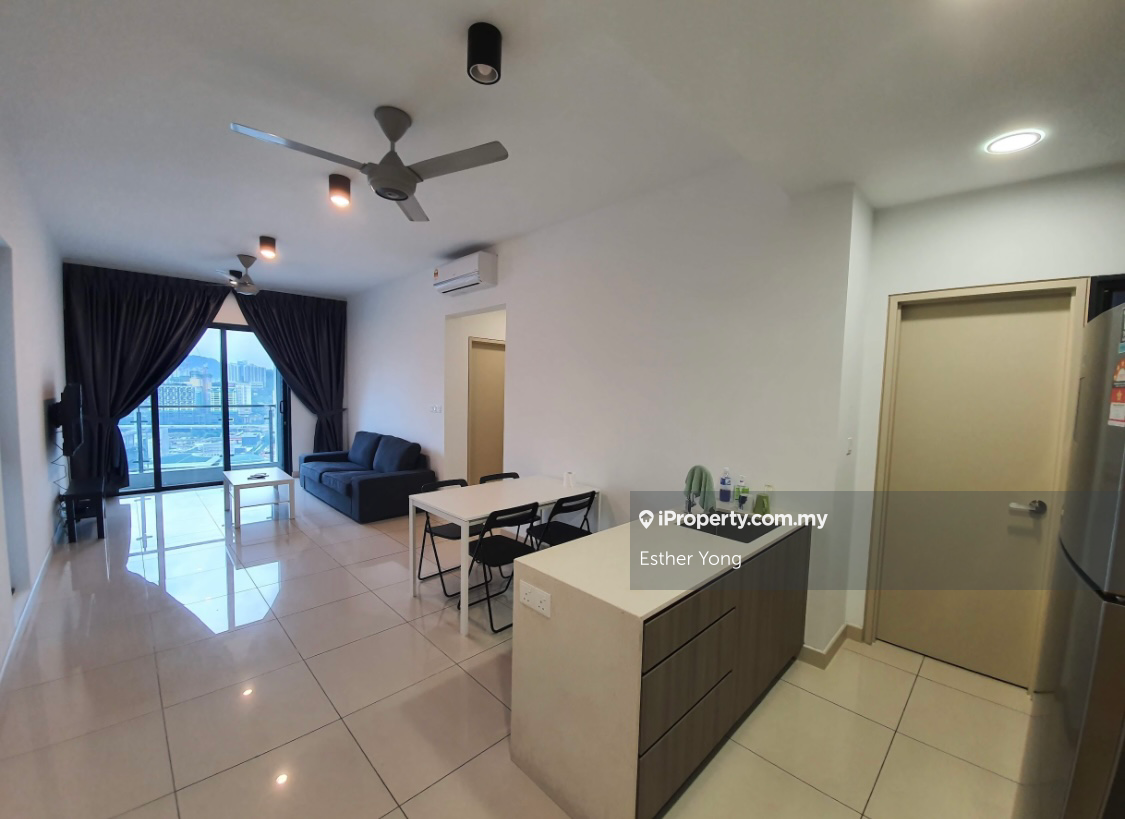 2 rooms 2 bathrooms fully furnished in high floor 