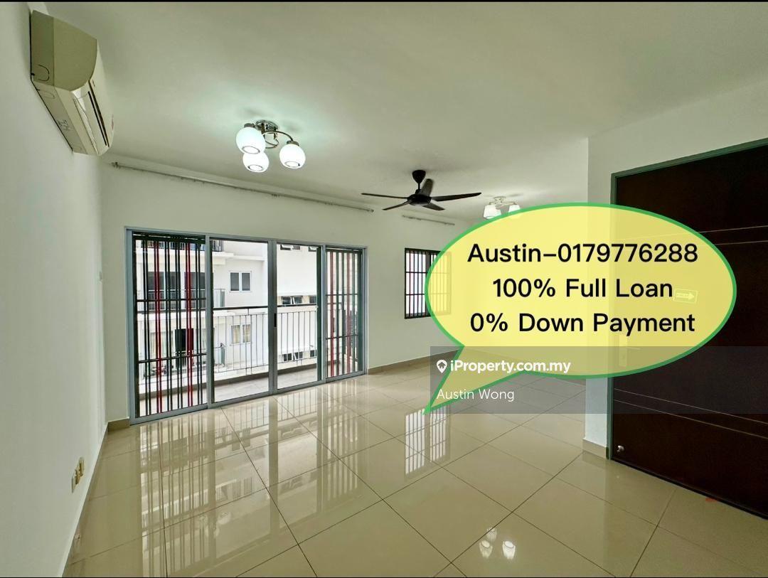 Corner Unit 1098sf Koi Prima Condo 100% Loan 0% D/P Puchong Taman Mas