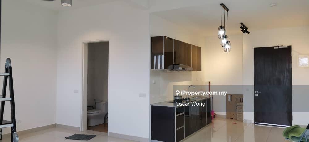 Studio unit for rent with washing machine and fridge and mattress