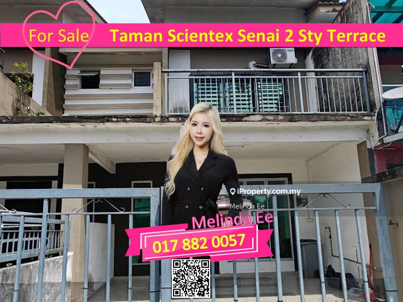 Senai Taman Scientex Beautiful 2 Storey Terrace 4bed Can Full Loan