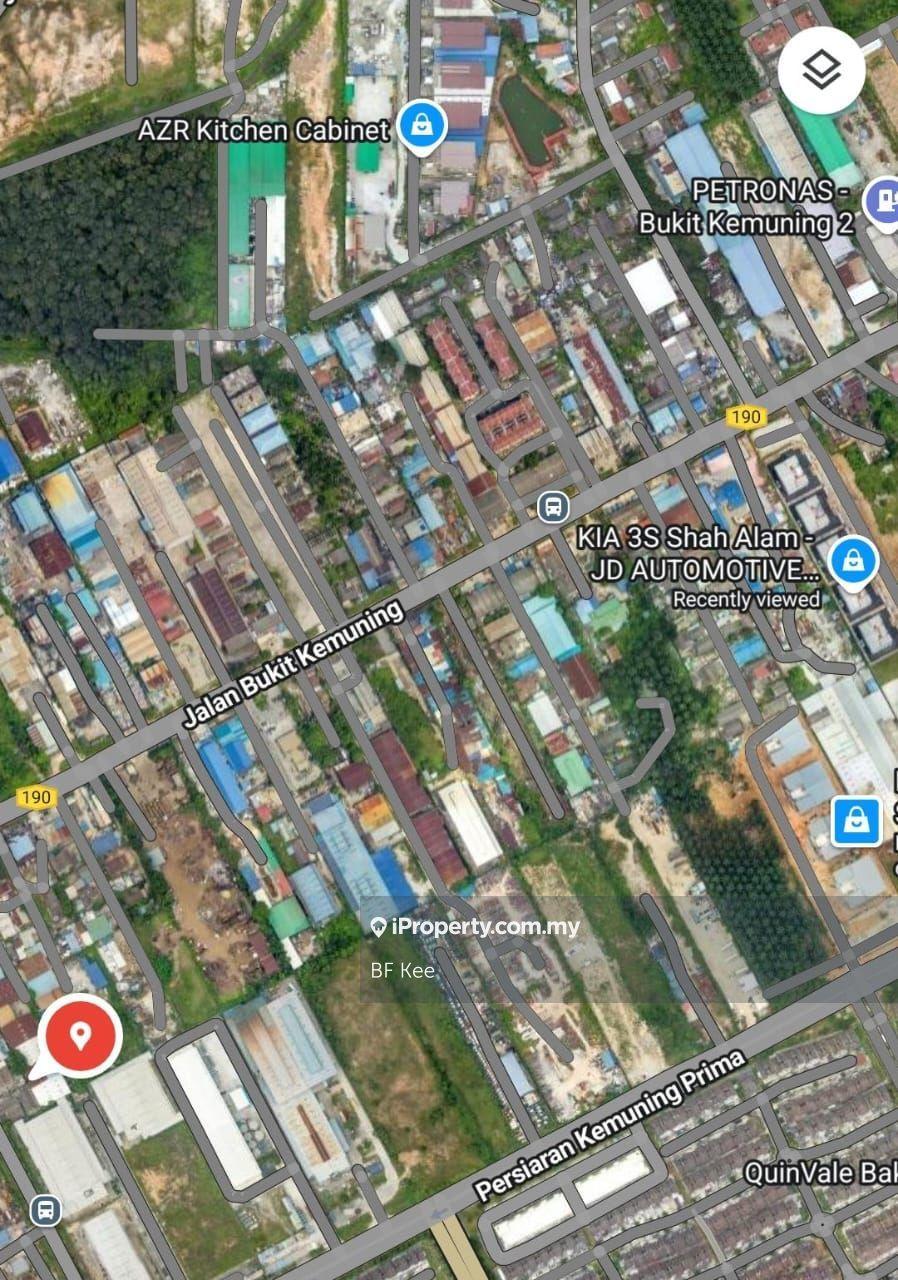 Road Size Freehold Bukit Kemuning Industrial Land, Below Market