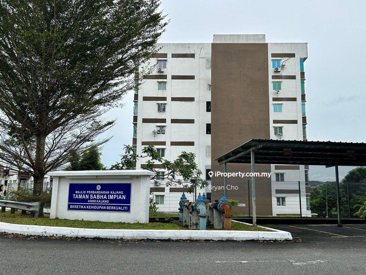Taman Sabha Impian apartment Full Loan low depo 868 sf Kajang