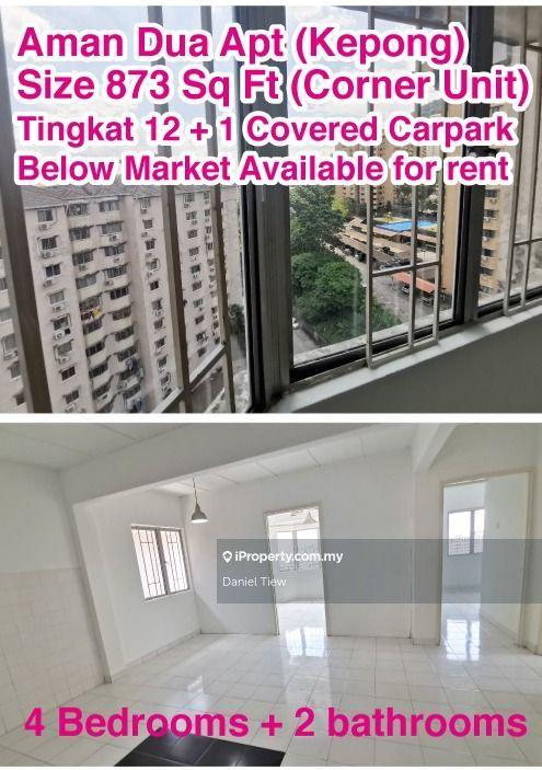 Aman Dua Apartment Corner unit Aman Puri for rent