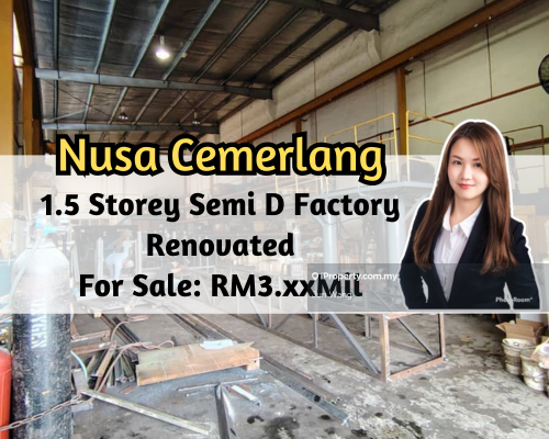 Taman Perindustrian Nusa Cermerlang, Semi D Factory, Renovated