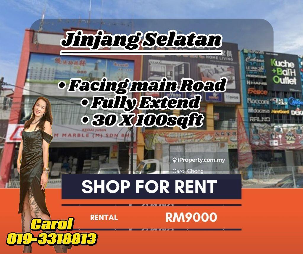 Jalan kepong jinjang selatan Ground Floor Shop For Rent
