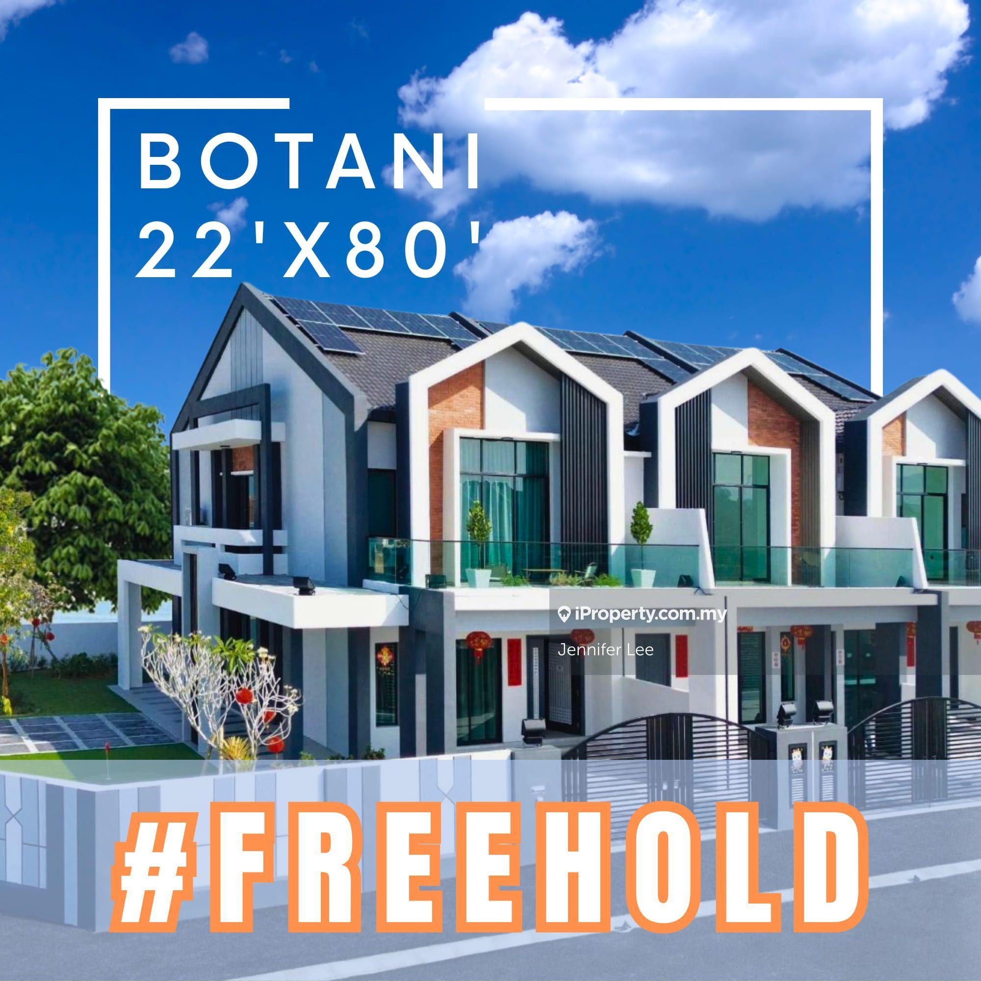 Freehold 22x80 2 Sty Terrace House, Botani, Ipoh