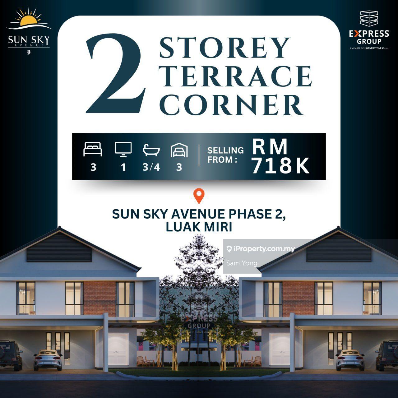 Brand New Double Storey Terrace Corner at Sun Sky 2