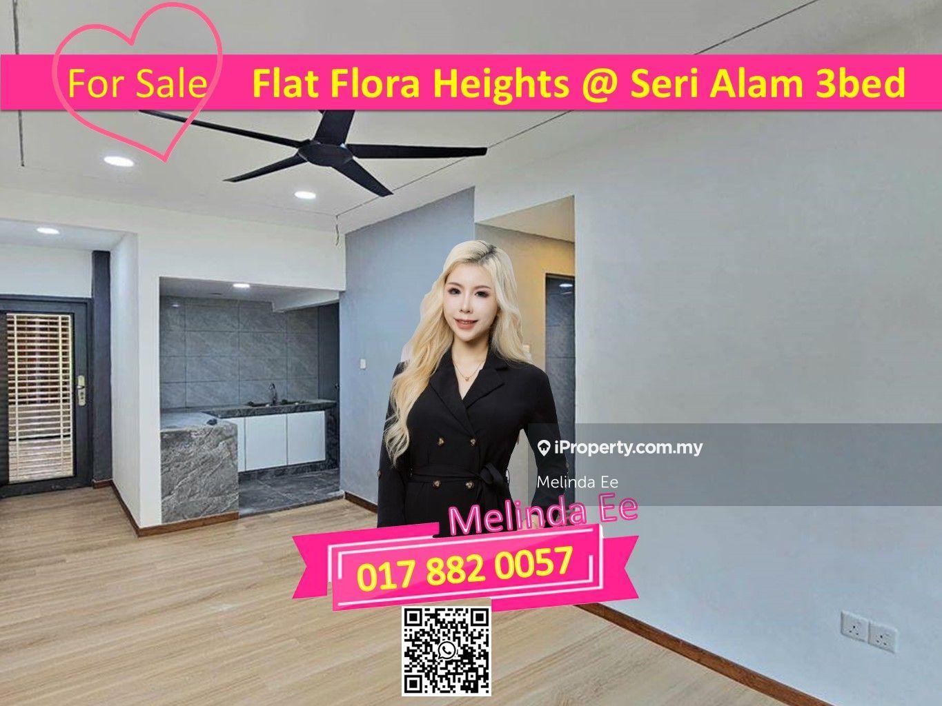 Masai Flat Flora Heights @ Seri Alam Refurbish 3bed Low Cost Renovated