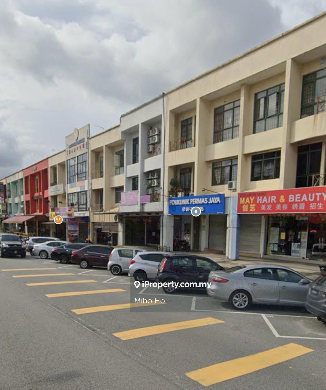 Permas Jaya Jalan 9/3 Beside Aeon Mall Corner Shop For Rent Whole Blok