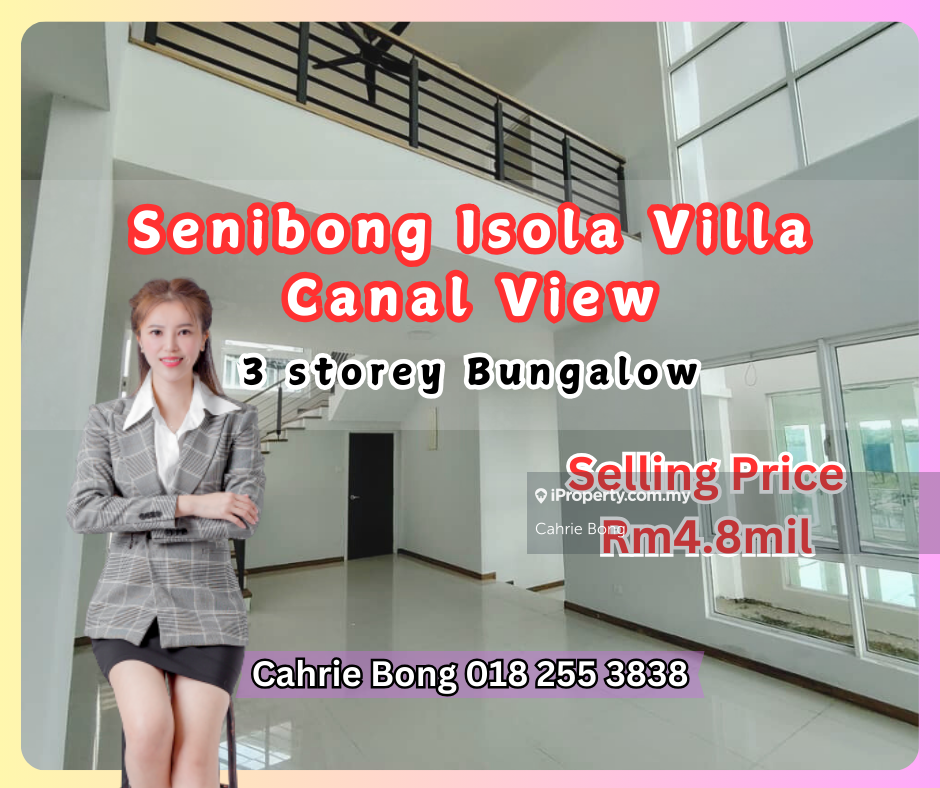 Senibong Isola Villa Canal View 3 storey Bungalow