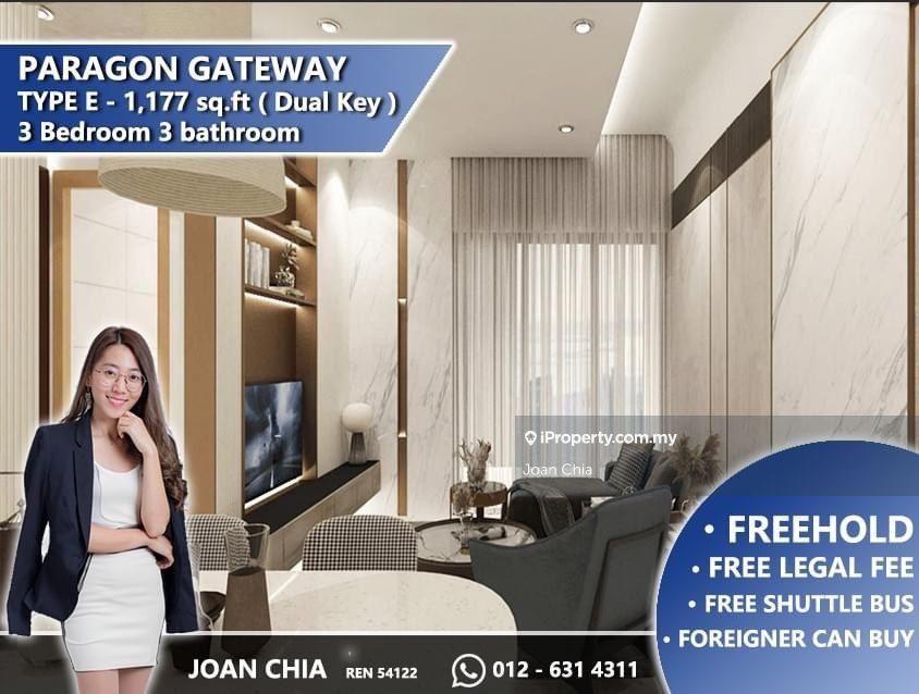 New Project, Paragon Gateway Freehold JB Town New Apartment.