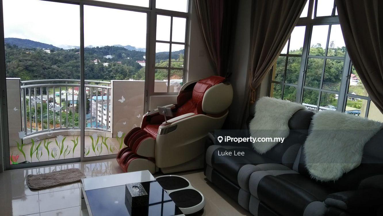 Tastefully renovated corner unit apartment for sell at Brinchang