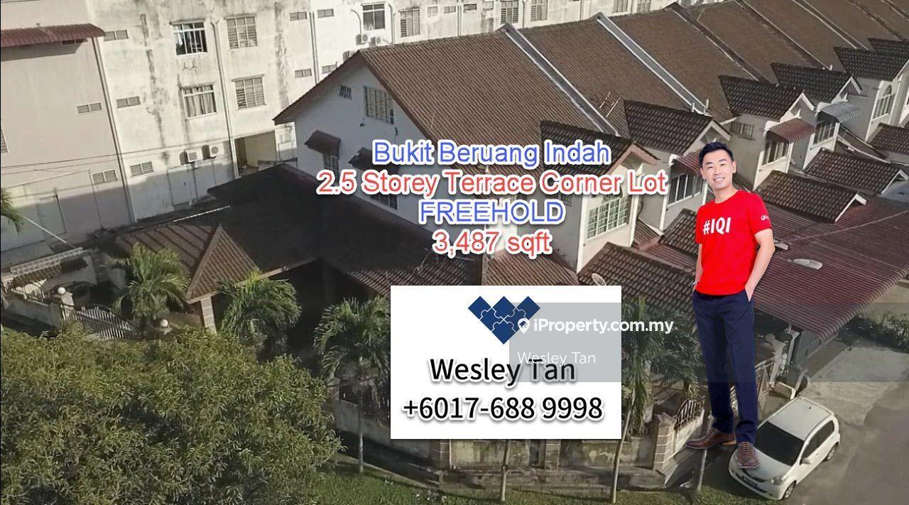 Bukit Beruang 2.5 Storey Terrace Corner For Sale