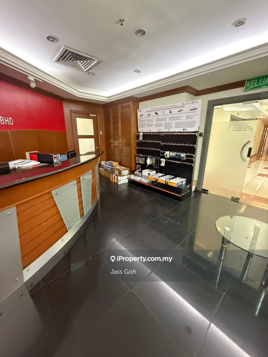 Renovated furnished corner office urgent sale
