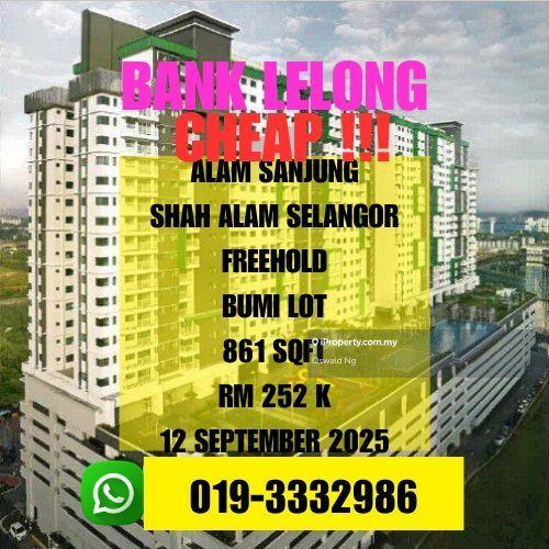 Bank Lelong Freehold Alam Sanjung Seksyen 22 Shah Alam Selangor