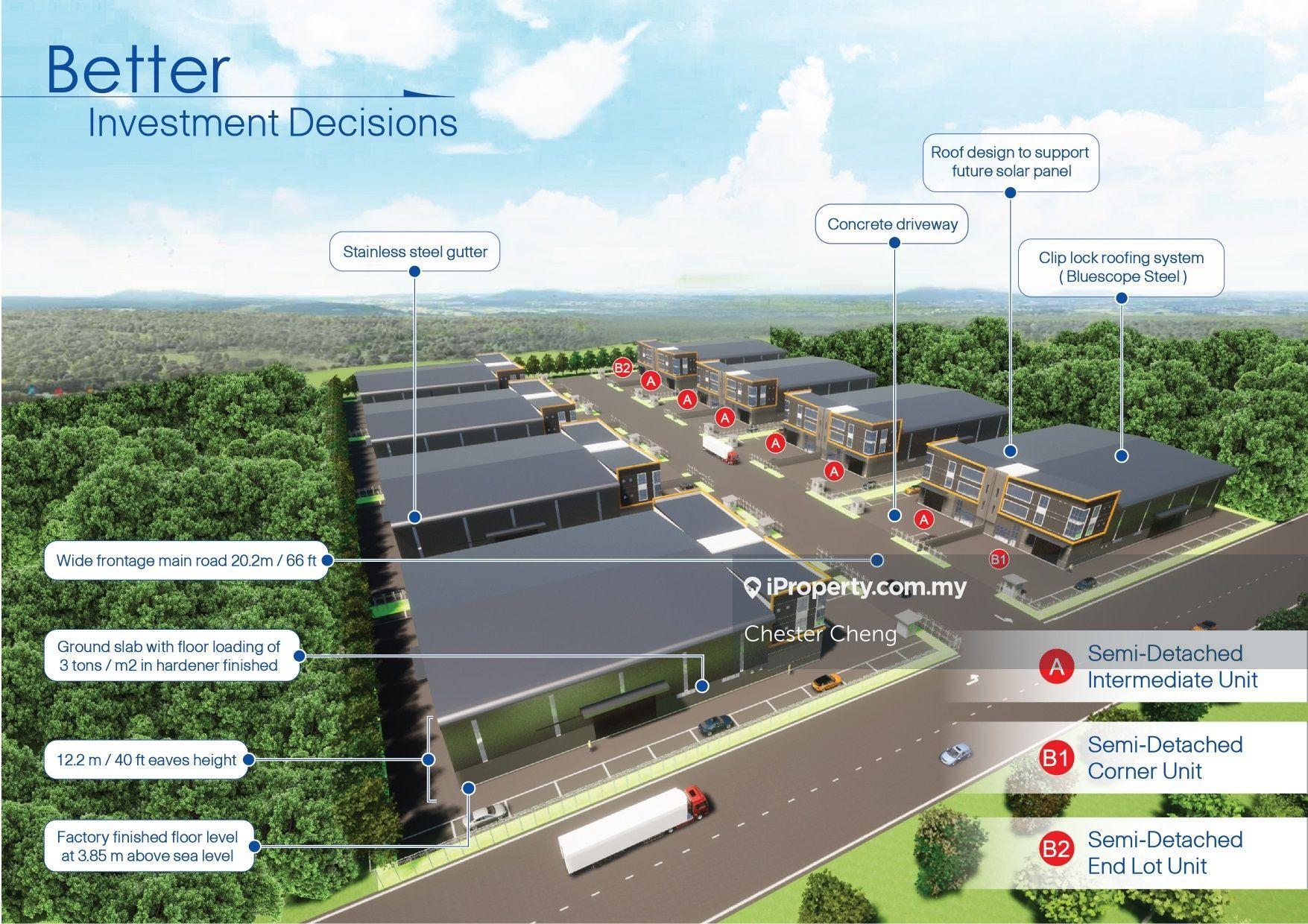 Brand New Semi-D Factory for Light and Medium Industry